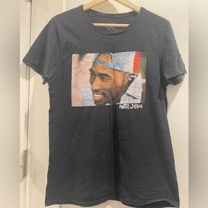 Tupac Poetic Justice Black Tee Shirt